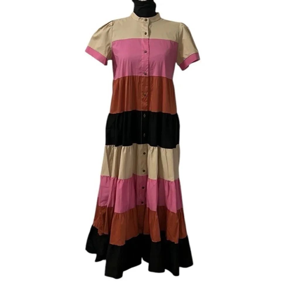 Dixie Collection Stripe Color Block Maxi
Dress(Size Small) - Picture 2 of 9
